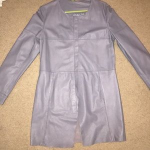 Wilson’s leather trench coat leather jacket